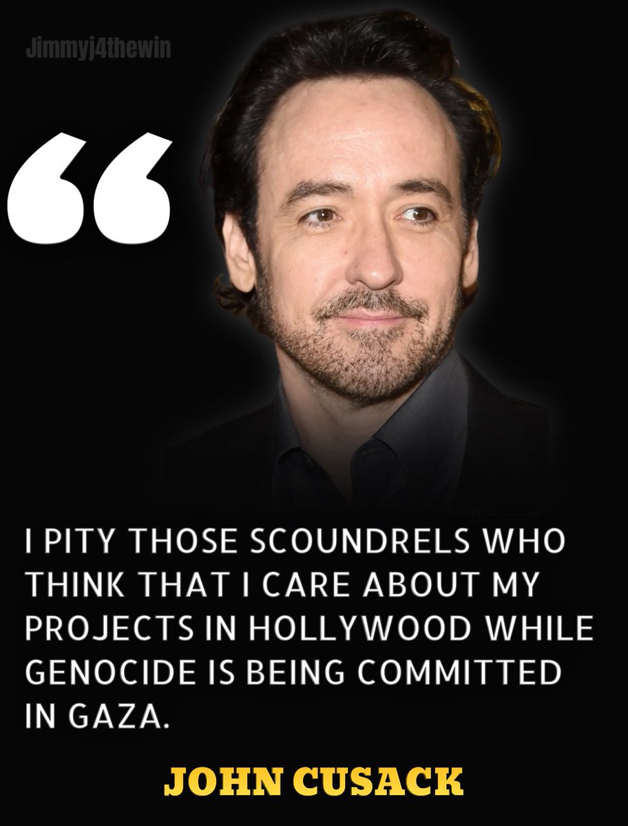 John Cusack put his Hollywood future on the line to stand with people in need.