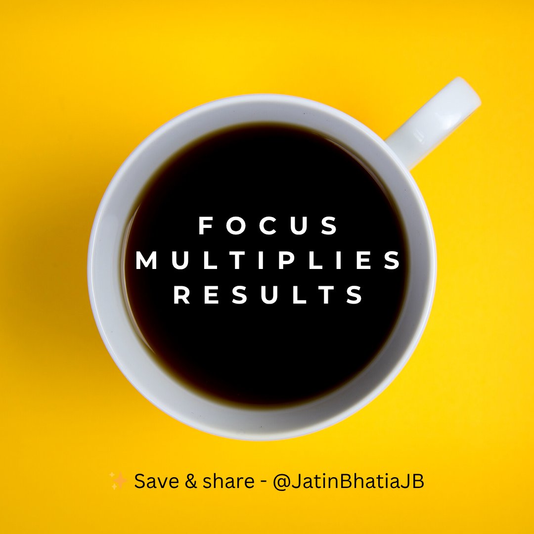 JatinbhatiaJB's tweet image. 𝗠𝘂𝗹𝘁𝗶𝘁𝗮𝘀𝗸𝗶𝗻𝗴 𝗶𝘀 𝗮 𝗺𝘆𝘁𝗵. 
Single-task for double the results. 🔗

#FocusTips #DeepWork #DailyHacks