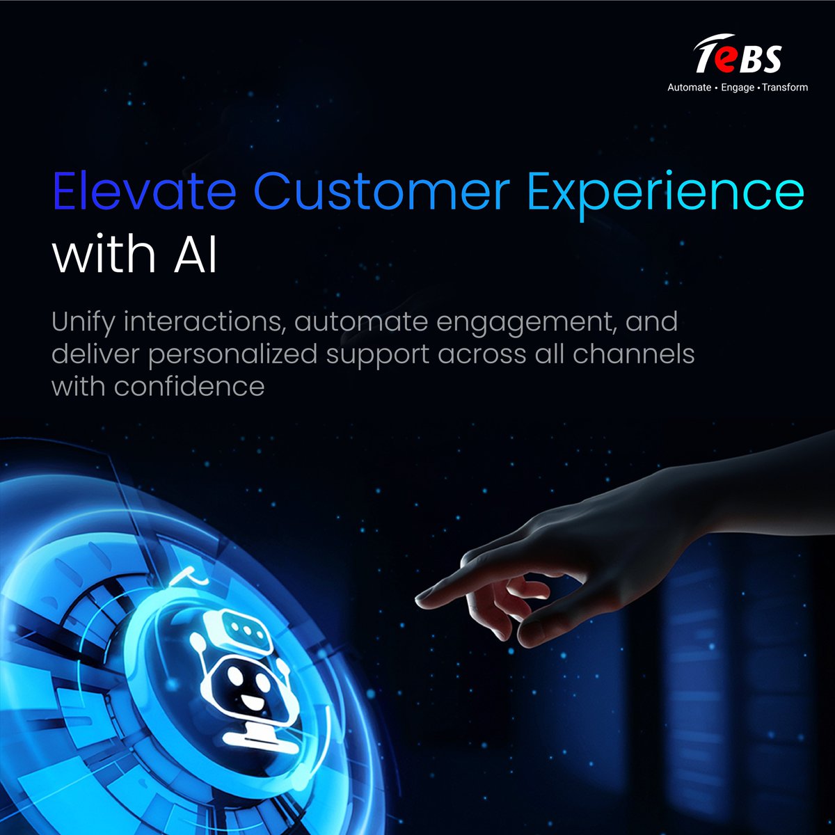 Total_ebiz's tweet image. TeBS AI-Based Omnichannel Engagement unifies channels and uses AI for personalized support, smart routing, and efficient customer experiences. Know more:
totalebizsolutions.com/tebs-ai-servic…

#AI #OmnichannelEngagement #CustomerExperience