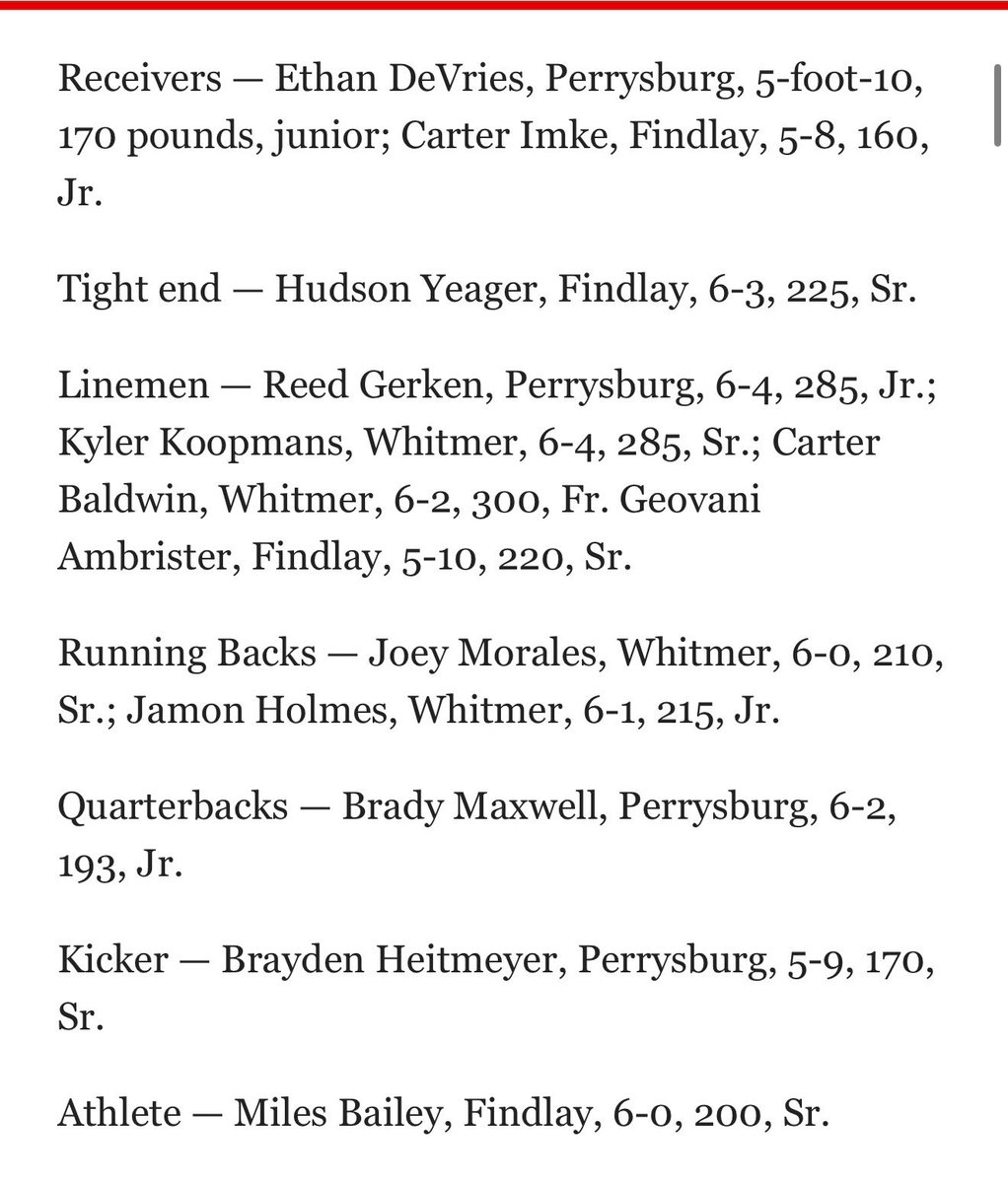 FINDLAY FOOTBALL tweet media