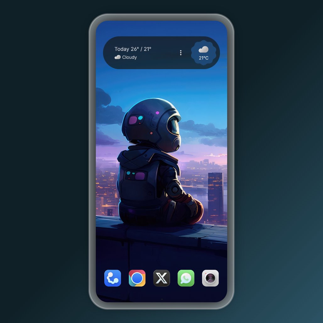 sps_mys's tweet image. ** Today&apos;s HomeScreen Setup **

* Wall from WallsPy Wallpaper App by @wallspy_app
* Waffle icon pack by @ThemesOnFire
* Screenshot using TrueShot by @truestudio_