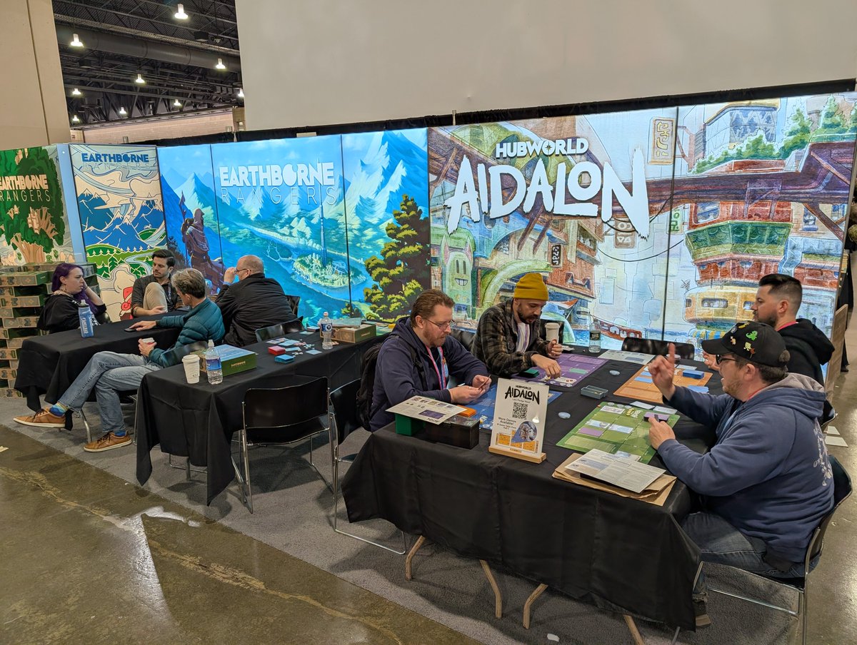 We're at PAX! Had a long day of setup today but so excited for tomorrow.  Hope to see you there! 💚