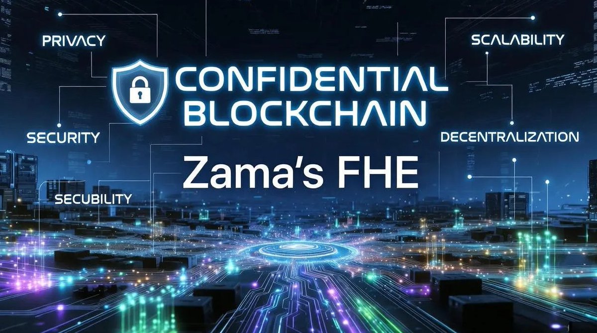 Zama's FHE is like a vault that computes inside without opening the door. 

Ideal for private AI models and blockchain apps.

 Privacy superpower unlocked! 
Who's experimenting? <a href="/zama/">Zama</a> #ZamaCreatorProgram