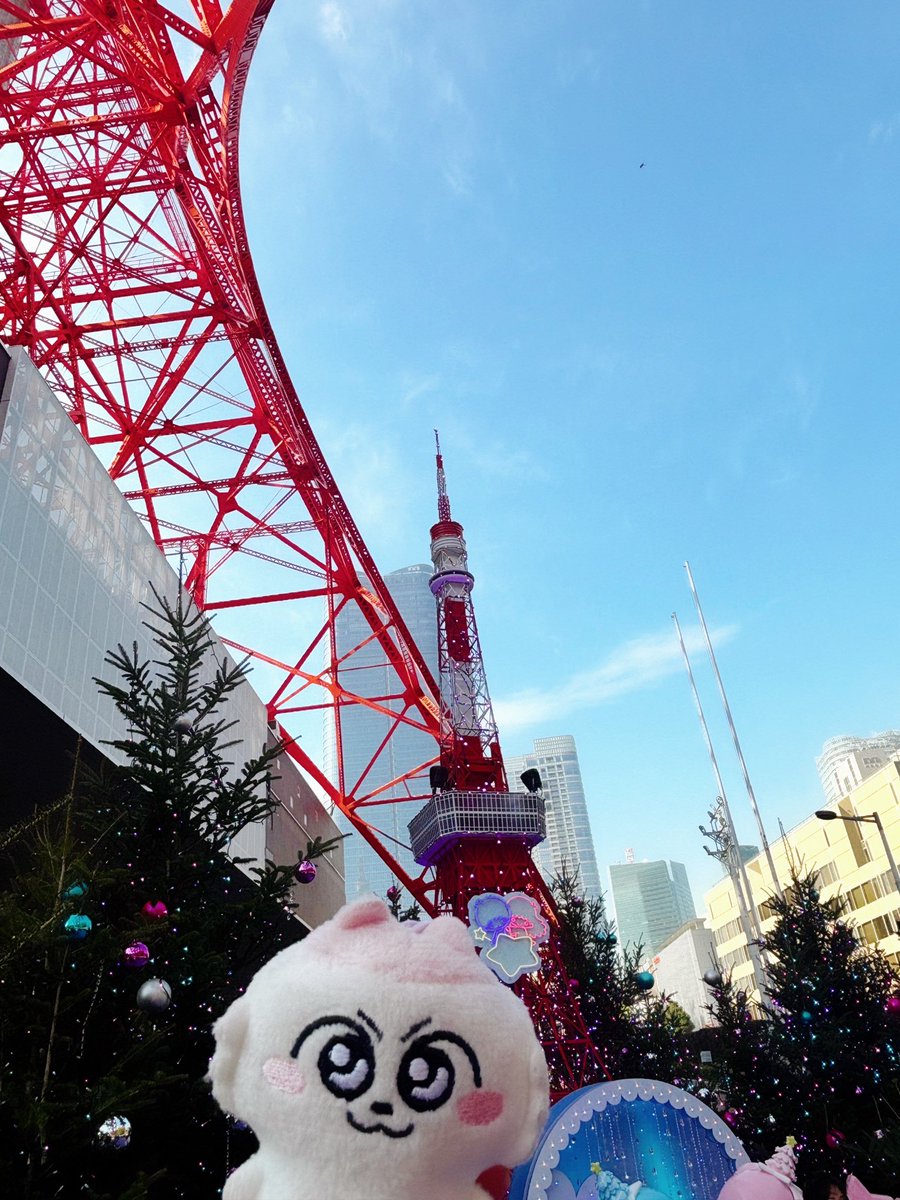 shiosoir's tweet image. 東京タワーのクリスマスツリー🎄
#ンめねこ