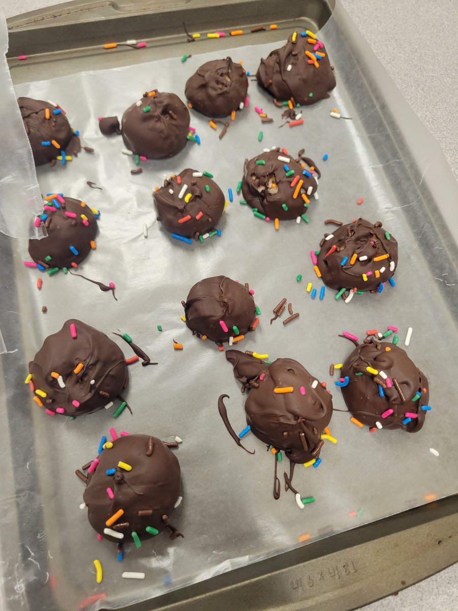 The coconut bon bons were sweet - like really sweet!! #NotDarkChocolate #Delicious #GlobalFoods #AHSisFamily