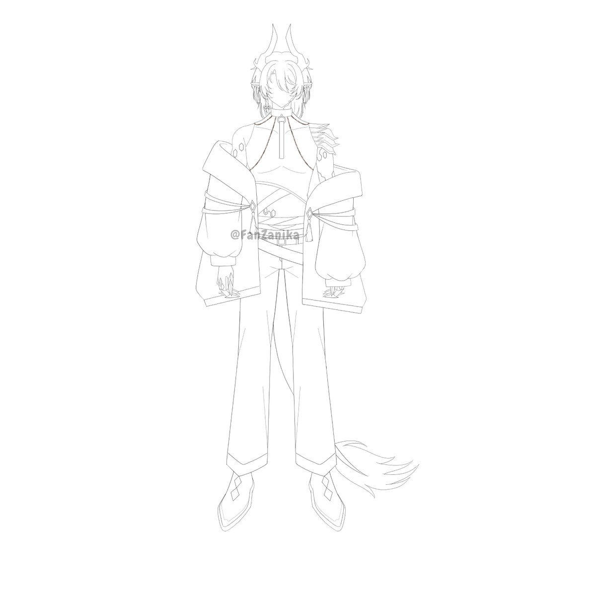 IkudoFan's tweet photo. Just finished a new line art!
Anyone want me to make one for you too?
#WIPShare #LineArt #Live2D https://t.co/dS4q4oWpjv