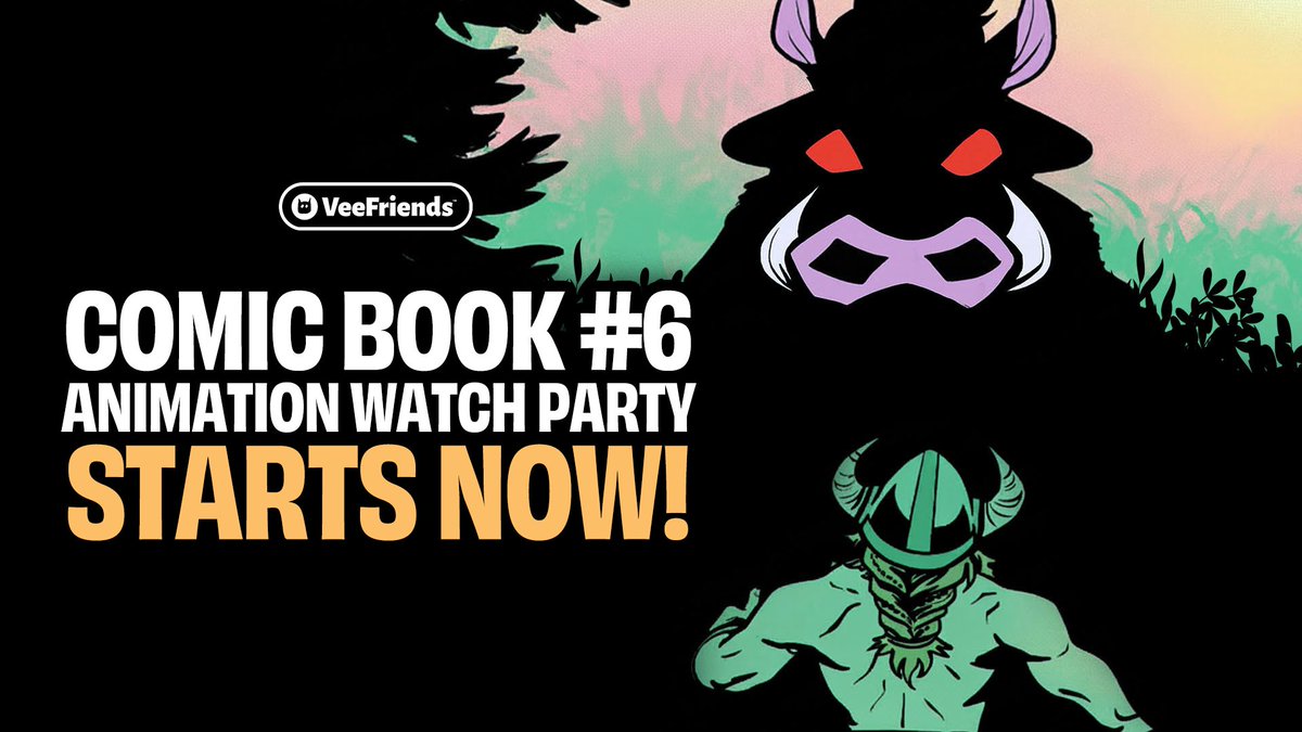 veefriends's tweet image. The animation of Comic Book #6: Versatile Viking starts NOW!

Come hang with the community and live chat during the YouTube watch party!

Link: vf.social/premiere