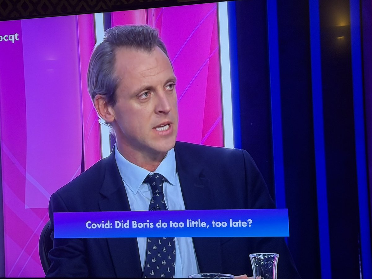 Lying Tory scumbag - horrible #ToryLiar 
That’s untrue about being out of the EU  allowing the vaccine rollout #bbcqt