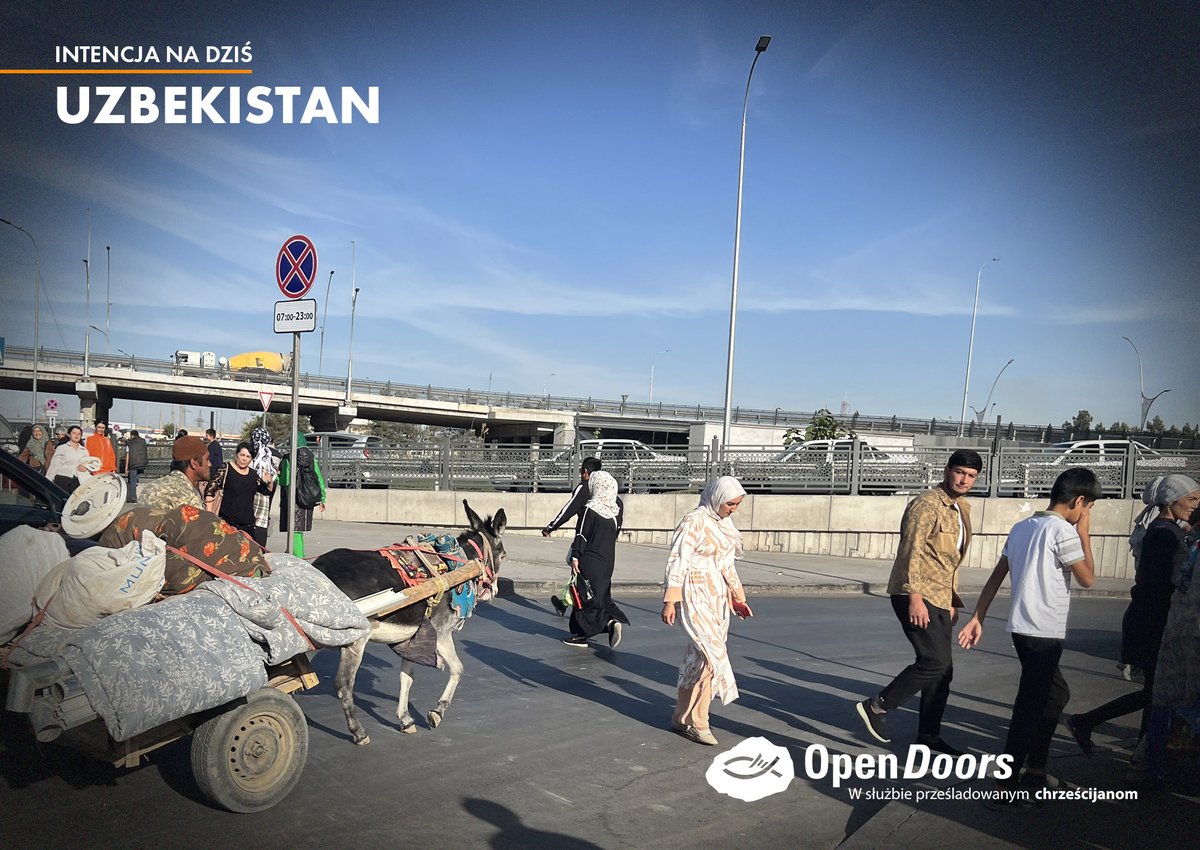 Open_DoorsPL's tweet image. #UZBEKISTAN ℹ️ Autorytarny reżim uważa chrześcijan za zagrożenie dla swojej władzy, zwłaszcza jeśli głoszą Ewangelię. Chrześcijanie są określani mianem »ekstremistów«. grożą im naloty, grzywny i aresztowania. Módlmy się o bezpieczeństwo chrześcijan. 🙏
#OpenDoors #OpenDoorsPolska