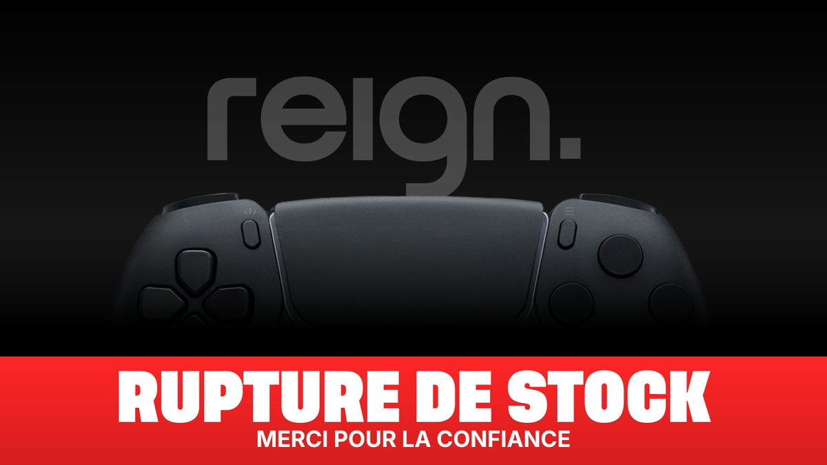 🚫📦RUPTURE DE STOCK

Vous avez épuisé tout le stock en moins de 9h.
Merci pour votre confiance ! 🫡

Control the game, reign.