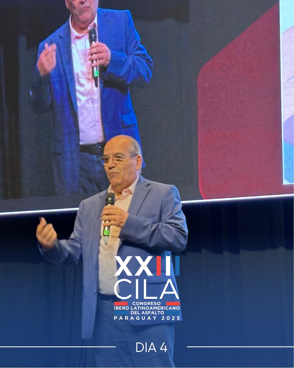 GPEE_Py's tweet image. Conferencia Magistral 4 – Dr. Jorge A. Prozzi:
“Textura, fricción y accidentes: de la investigación a la implementación para ahorrar recursos y salvar vidas.”
#CILA2025 #IngenieríaVial #SeguridadVial