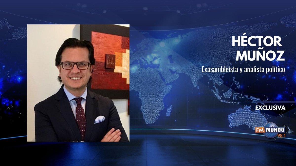 📢 Estamos #AlAire en #NotimundoEstelar <a href="/hmunozalarcon/">Hector Muñoz</a>, exasambleísta y analista político conversando sobre las elecciones.

📻 98.1 FM #Quito  

🔗youtube.com/watch?v=tPx-Tu…

📲fmmundo.com