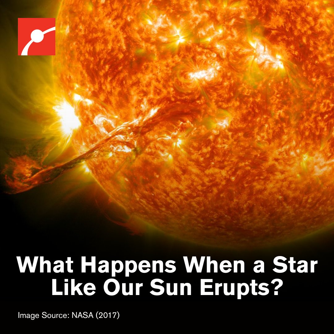 museumofscience's tweet image. Astronomers observed a violent eruption from a young Sun-like star. This could be evidence that early solar outbursts may have stripped planetary atmospheres and sparked chemical reactions critical to life on Earth.

Have you seen a star erupt? ⭐️

#SolarSystem #Sun #Star #Space