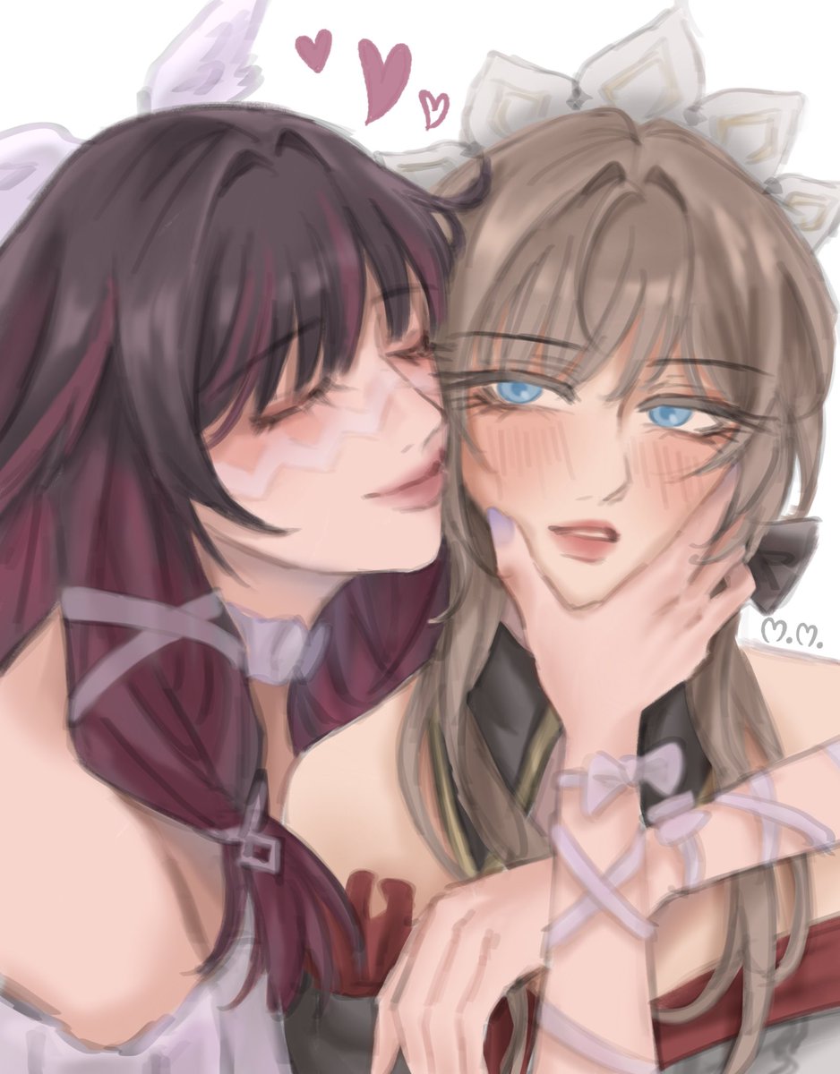 SakuMomoRachi's tweet photo. Day 16/30 of drawing Sandrone 🗝️🪽

Chu! ♡

#Sandbina #Sandrone #Columbina https://t.co/NU8MVRQZYy