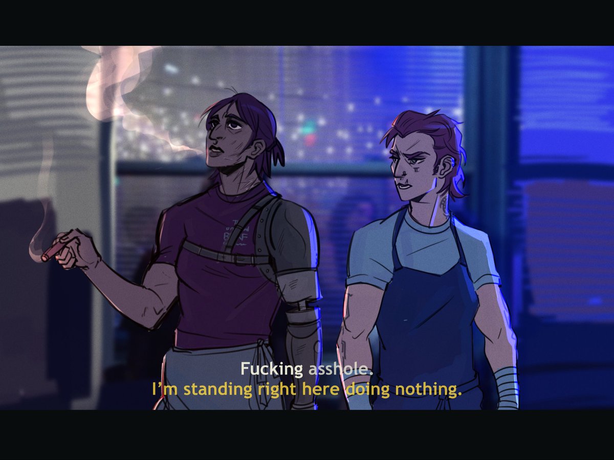 BriCreative20's tweet photo. More of Arcane x The Bear AU fake screenshots. Also, Sevika as Richie is actually perfect https://t.co/B4SKBF6GW5