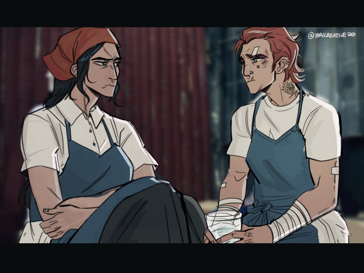 BriCreative20's tweet photo. More of Arcane x The Bear AU fake screenshots. Also, Sevika as Richie is actually perfect https://t.co/B4SKBF6GW5