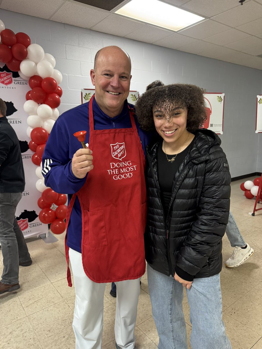 All right Purples. I'm ringing the bell for the Salvation Army. A friendly competition with Rob Clayton. Help raise money for a great organization that directly helps our students &amp; families. <a href="/BGHSPurplesNews/">The Purple Spirit</a> Junior Brook Allen was my first supporter. …salvationarmykentuckyandtennessee.org/fundraiser/682…
