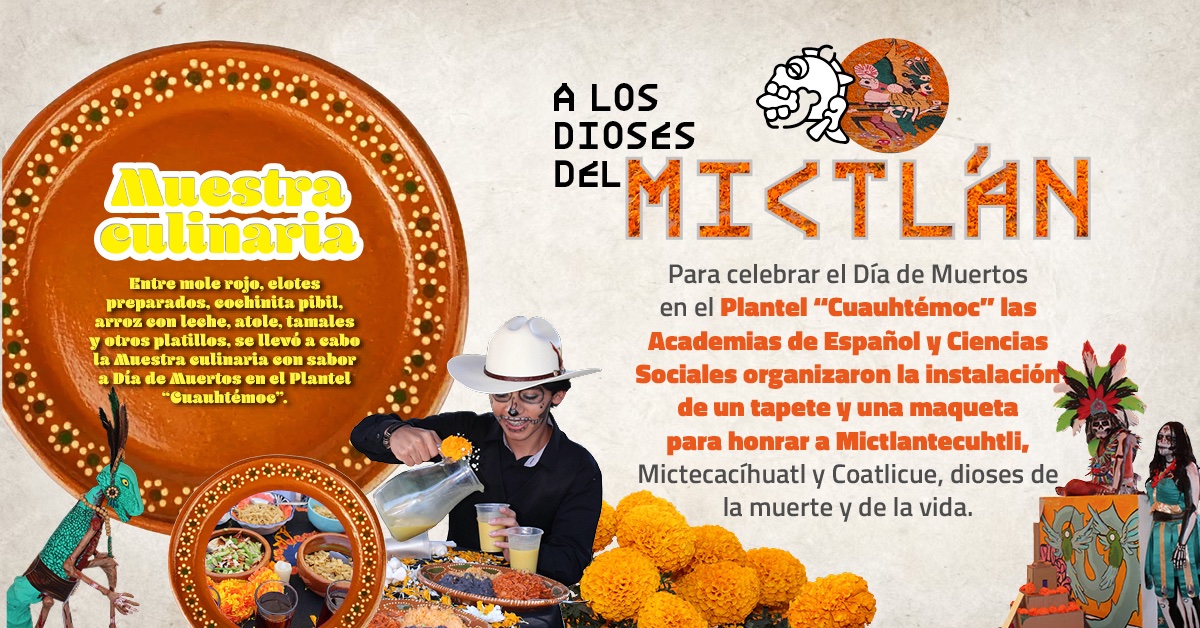 ConecteUAEMex's tweet image. Comunidad universitaria del Plantel Cuauhtémoc UAEMéx aquí pueden encontrar su foto de la Muestra culinaria y lo acontecido en la ofrenda monumental👉conecteuaemex.jimdofree.com/edici%C3%B3n-2…
conecteuaemex.jimdofree.com/edici%C3%B3n-2…
#muestraculinaria 
#Prepa3