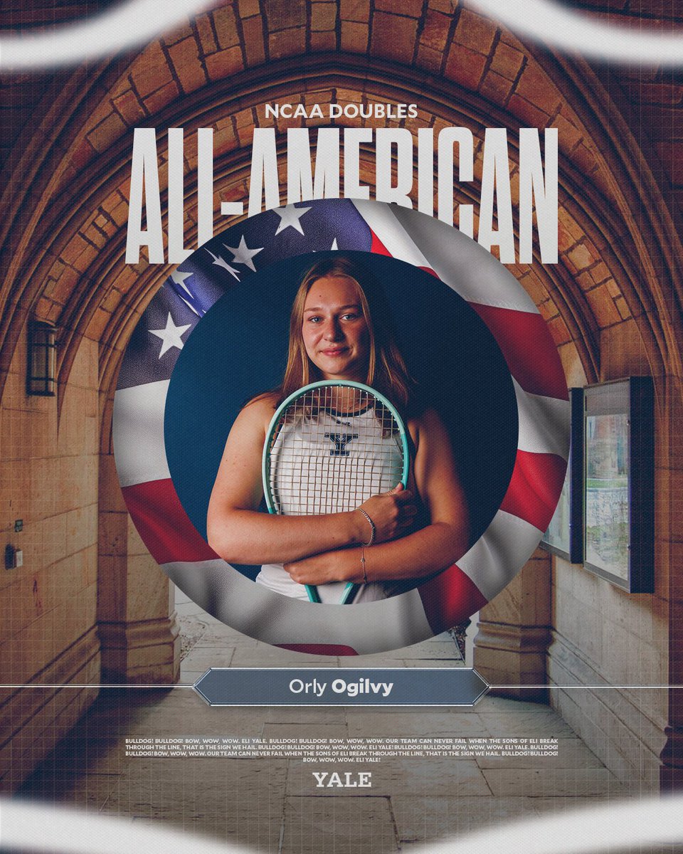 A stellar duo.

Congratulations to Leena Friedman and Orly Ogilvy who earned NCAA Doubles All-American honors after
their victory today in the Round of 16!🎾🇺🇸

#ThisIsYale