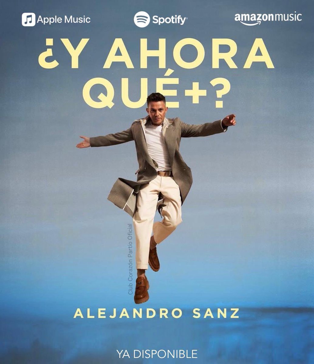¡Por fin! Ya está disponible el nuevo disco de <a href="/AlejandroSanz/">Alejandro Sanz</a>
¿Y ahora qué +?

🎧alejandrosanz.lnk.to/yahoraquemas

Escuchen el disco completo y cada canción.
Los esperamos aquí mismo, en esta publicación, para comentar juntos todo lo que nos hace sentir. ✨❤️

Volvemos en un rato…