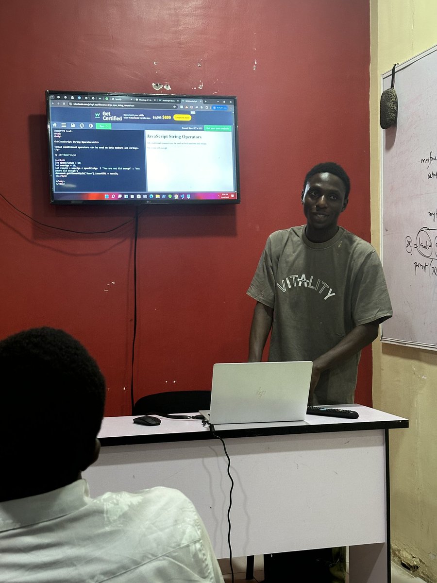 TitilopeNode's tweet image. We learn more by teaching.

Taught a friend object methods in JS yesterday and it reminded me of things I had forgotten. Ended up applying them in my current project too 

Being an SDG advocate &amp;amp; JCI member, impact and leadership stay with you like a shadow.

Teach. Learn. Grow.