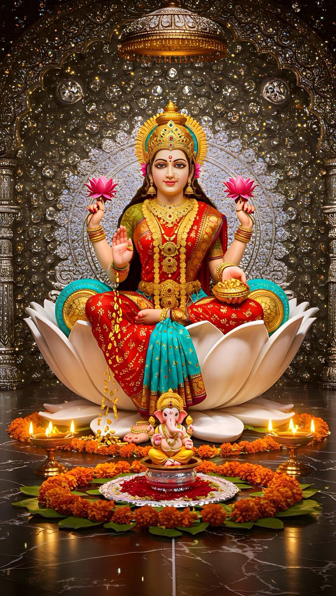 Kashyap_Priyu's tweet image. 🌺जय श्री लक्ष्मी माता🌺

  ॐ महालक्ष्मी नमो नमः 
  श्री विष्णुप्रियाये नमो नमः!
   ॐ धन प्रदाये नमो नमः 
  विश्व जनन्ये नमो नमः!!

श्रीहरि विष्णु की अर्द्धांगिनी मां महालक्ष्मी को कोटि कोटि प्रणाम है!!🙏🏻🙏🏻

मातारानी सबपर आशीर्वाद बनाए रखें 🙌🏻