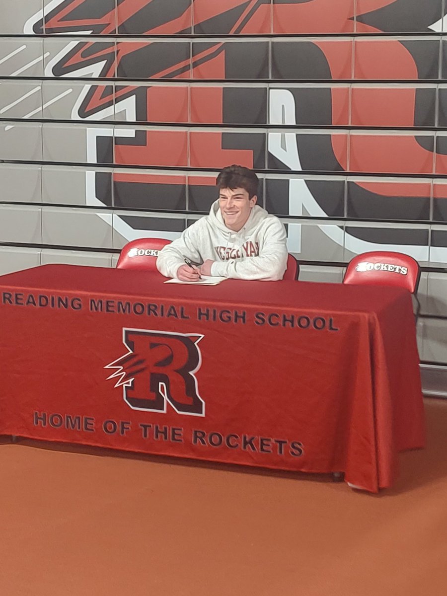 Proud moment watching Sr Alex Merkle commit to Wesleyan University. Congratulations Alex. They are lucky to have you.