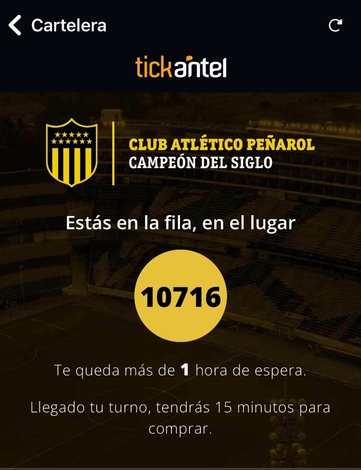 InfoCap_1891's tweet photo. 🚨🟡⚫️ PEÑAROL AGOTÓ TODO Y QUEDARON 10.700 PERSONAS EN FILA

El movimiento popular más grande del país, no nos vuelvan a comparar. https://t.co/Wp6pl6QYPj