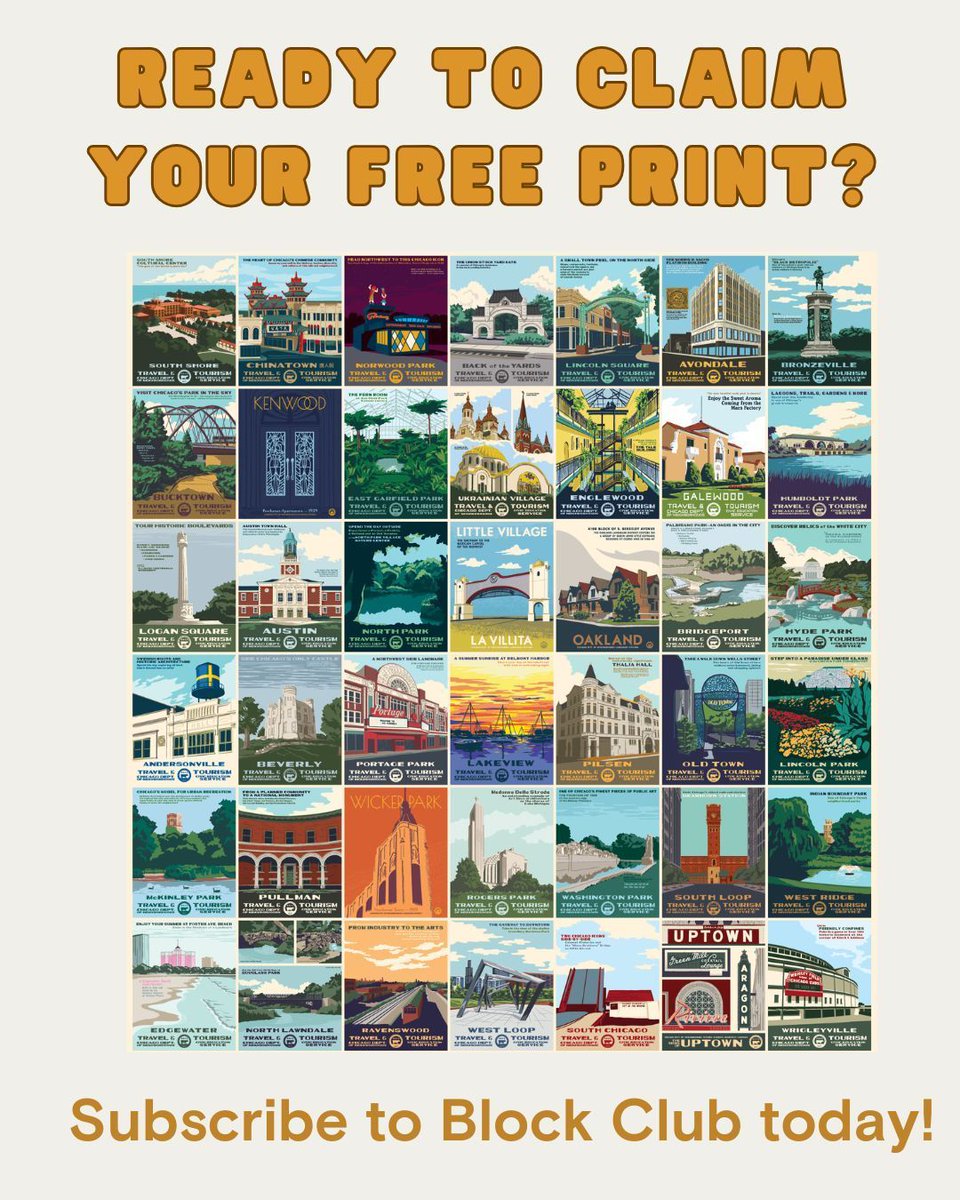 BlockClubCHI's tweet image. Block Club’s 2025 print subscription special is back! 

This year we’re offering our biggest-ever lineup of options, including the second edition of our dive bar print series, featuring a new lineup of nine iconic bars across the city! 

Subscribe today &amp;amp; get a FREE print of your…