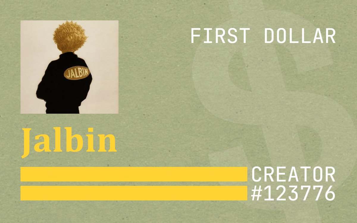 I will help you <a href="/earnfirstdollar/">$</a> on <a href="/base/">Base</a>

• Go to firstdollar.money/?r=hrS5X8
• Create Account via Gmail 
• Connect your X Account 
• Claim your ID card 
• Share on X  
• Done.