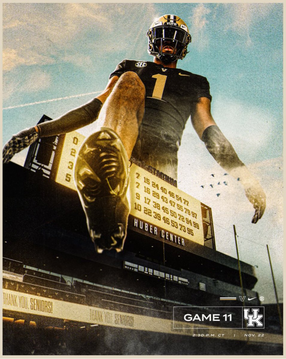 I will be back at Vandy Saturday as they face Kentucky on SEC Nation.<a href="/Coach_Flaherty/">Brendan Flaherty</a> @bmeyer280 <a href="/coachj_lepak/">Jeff LePak</a> <a href="/NickyV05/">Nik Valdiserri</a> <a href="/AhmirGibson/">Ahmir Gibson</a> <a href="/P_Kalainoff/">Paolo Kalainoff</a> <a href="/rwweinstein/">Robbie Weinstein</a> <a href="/vandy_62/">Vandy Sixty Two (62)</a> <a href="/mawoods_/">Mason Woods</a> <a href="/clayphillips27/">clay phillips</a> <a href="/JonHilbert23/">JonHilbert</a> <a href="/TrinityHSFB/">Trinity HS Football</a>