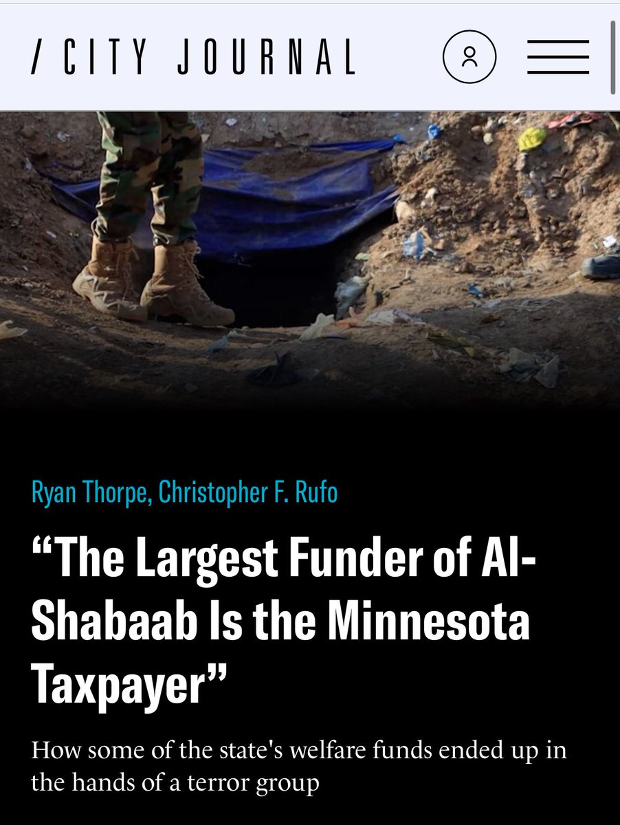 america's tweet image. “The largest funder of Al-Shabaab is the Minnesota taxpayer.”

Shocking Fraud uncovered in Minnesota under the watch of Democrat Governor Tim Walz where Somalis are sending millions  in taxpayer dollars to terror group Al-Shabaab:

“Billions in taxpayer dollars have been stolen…