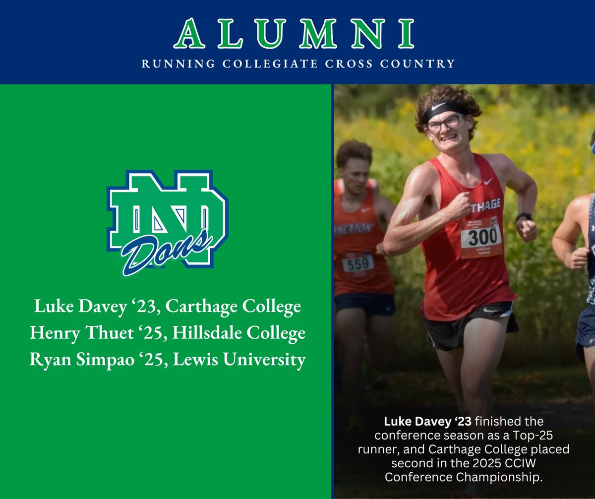 ndcp_athletics's tweet photo. Congratulations to all our @nddons_alums who just wrapped up their Fall seasons for their respective colleges, universities, and pro teams! 

#DonsForLife https://t.co/DWjFEQIBcW