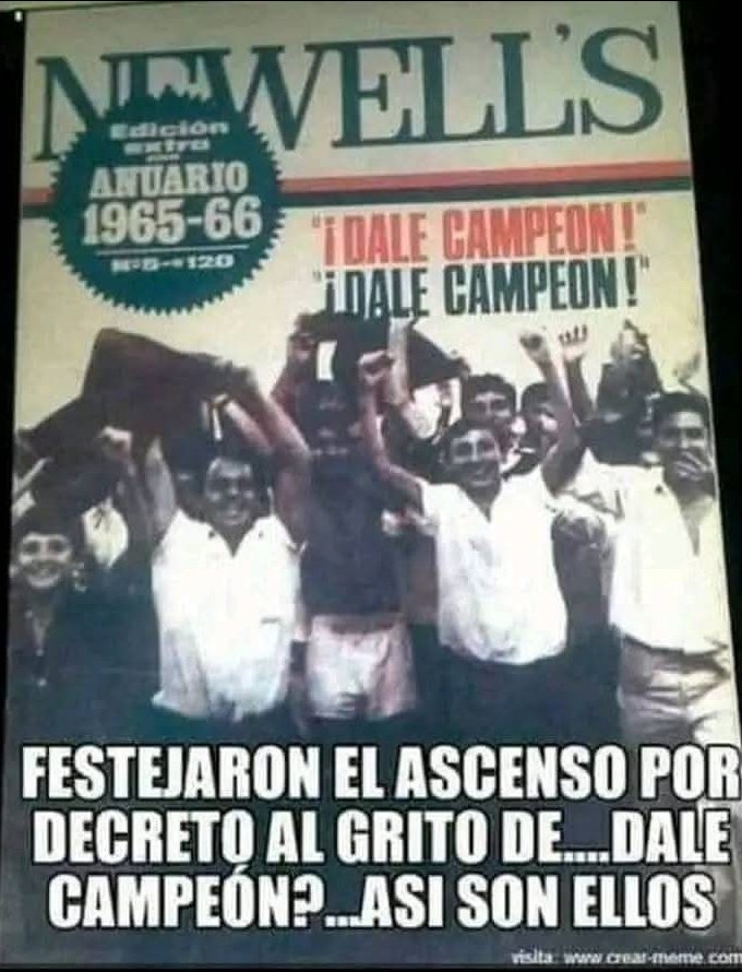 CentralManda89's tweet photo. Capaz ellos no están al tanto de toda su historia porque recién empezaron a tener hinchas en los 2000, pero cuando estaban hundidos en la B, al 4to año lo ascendieron por escritorio y al año siguiente salieron últimos y justamente suspendieron los descensos por escritorio... https://t.co/dh9yOp29OU