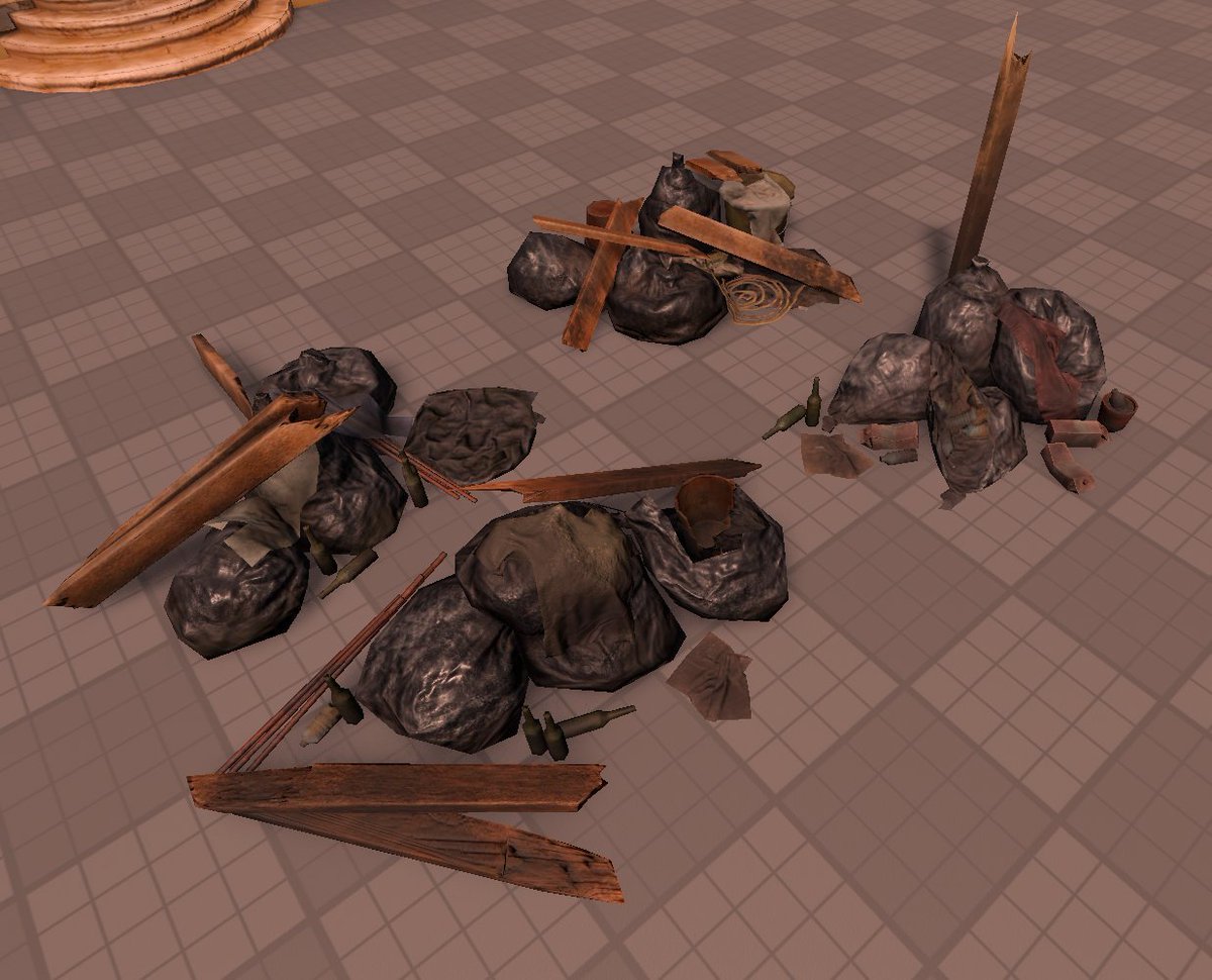MarshmanAlan's tweet image. Also finished the little garbage pile assets for a cool awesome Roblox game being developed - Checkout
@FuelCrisisRBLX :) #3Dart #gamedev