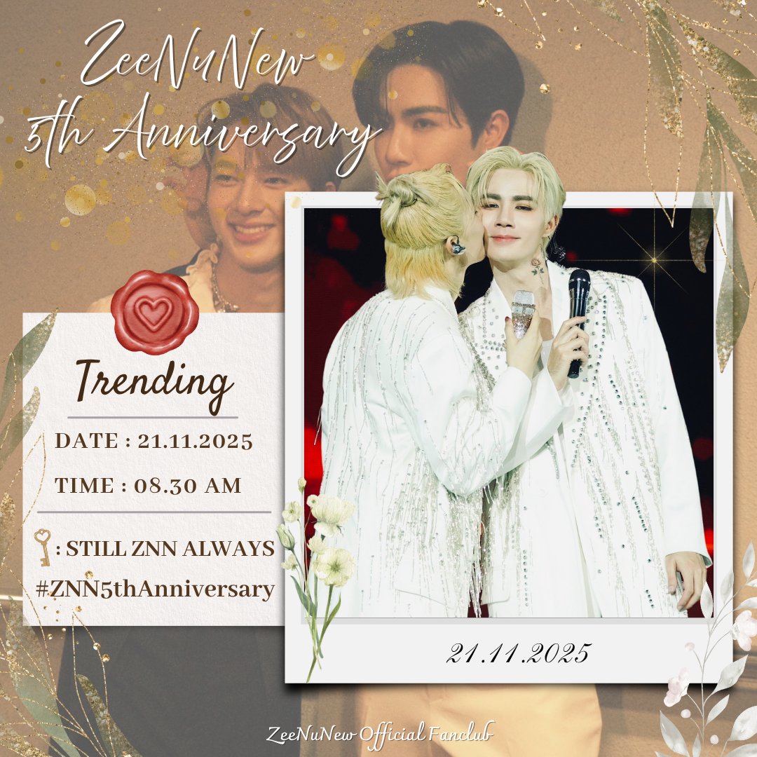 There will be a trending event today to celebrate #ZeeNuNew's