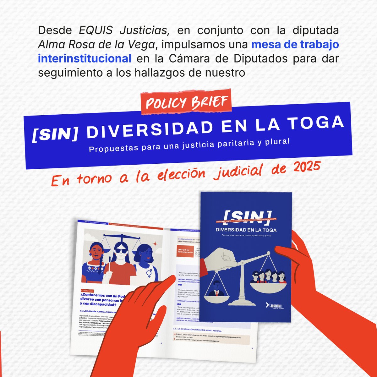 EquisJusticia's tweet photo. El día de hoy nos reunimos con representantes del legislativo, el INE y sociedad civil para analizar los retos identificados con miras hacia las próximas elecciones judiciales en 2027 ⚖️🗳️ Gracias a la diputada @AlmaRosaGto por impulsar junto a nosotras un espacio tan enriquecedor 🙌🏽