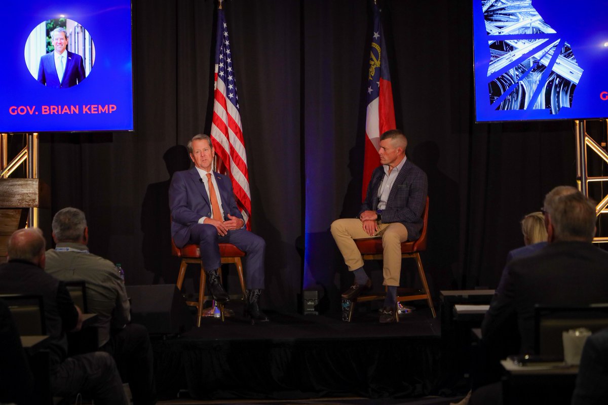 Marty and I were glad to join @GaTrucking at their Leadership Conference this afternoon to thank them for all they do to keep our economy and Georgia moving!