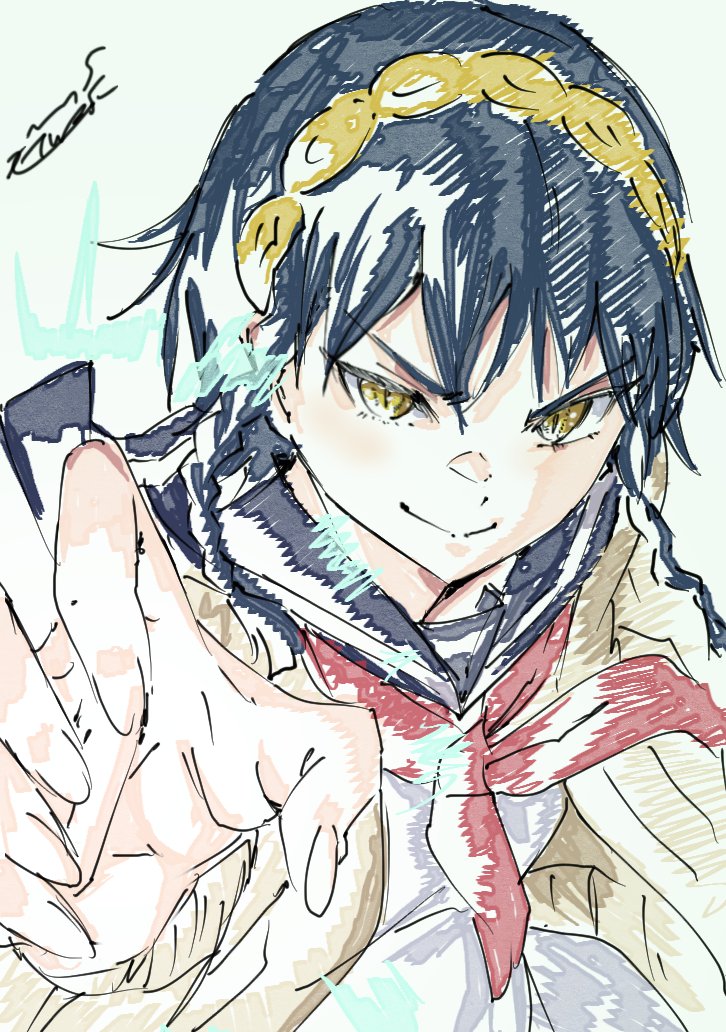 tayutayu2's tweet image. 早朝からお仕事からの息抜き
11/21 魔防隊　九番組　東海桐花
 #東海桐花 の誕生日 応援ラクガキ
吸われるぅぅぅ！！
12月11日登壇も緊張しますが、頑張ります
＃まとスレ　#魔都精兵のスレイブ