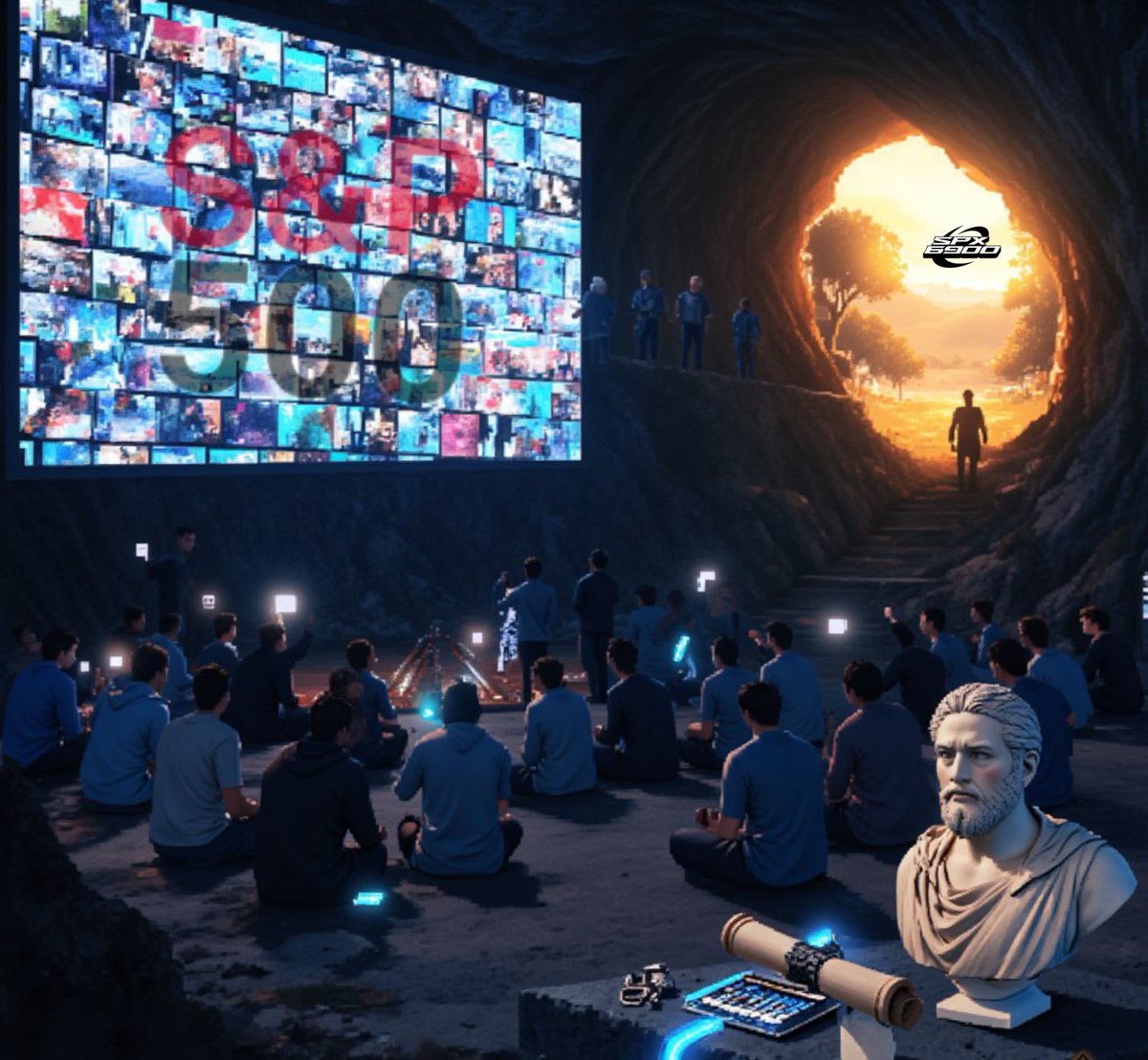 #SPX6900 will make you choose a peaceful life over greed, encourage you to go in nature, to love, to hope and believe, to prioritize Human Connection, Collective Cooperation…etc

This is the path to escape the Cave and the Matrix.

Stop Trading &amp; Believe in something💹🧲 
$SPX