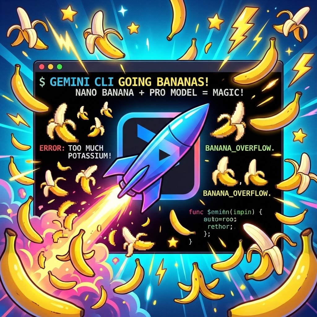 LyalinDotCom's tweet image. Gemini CLI + Nano Extensions (found on: geminicli.com/extensions/) + Nano Banana Pro is just pure magic at the terminal.
