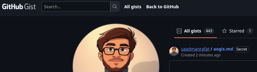 saadmanrafat_'s tweet image. How do you use @github gists? I'm using it as a #pastebin alternative. 443 secret gists ain't normal though