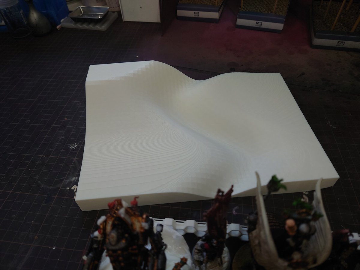 matsurido_model's tweet image. おびお氏が3Dプリンターでオリジナル地形を作ってくれたです！！！
やったぁ🙌🙌🙌✨✨✨
ミニチュア良い感じに飾りたいっ🥰🥰🥰