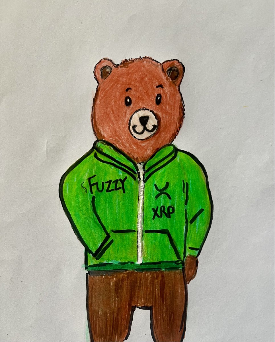 Baradboyofart's tweet image. Finally 
#Fuzzy Bear is here 
My Fuzzy bear is on @xrpcafe 
1/1

xrp.cafe/nft/00082EE059…
