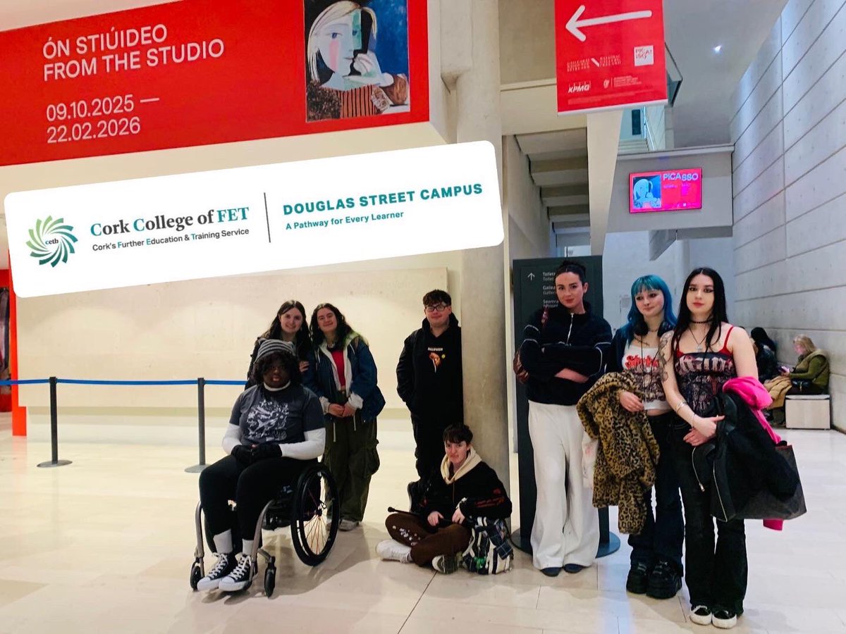 DouglasSt_CCFET's tweet image. Our Fine Art QQI Level 6 students really enjoyed their visit to both the National Gallery &amp;amp; the Irish Museum of Modern Art (IMMA) #dublin #art #fieldtrip @NGIreland @IMMAIreland @CorkETB @ThisisFet @DSC_Erasmus @dsctextiles @QQI_connect @ETBIreland 
Credit images: V. Tobin