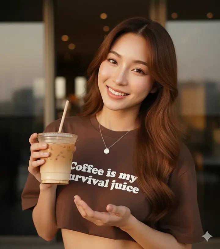 Selfie Portrait of Young Woman - Example 4