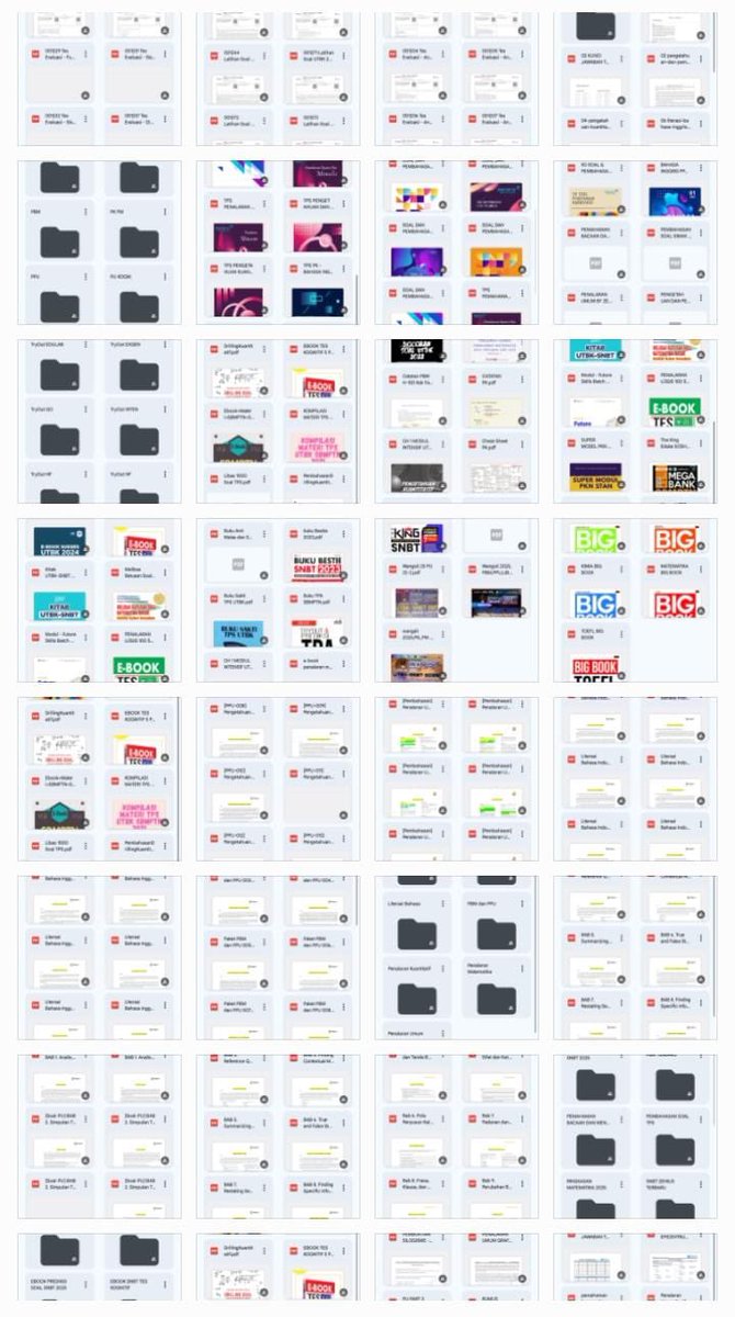 Yuk Akses Kapanpun 99+ Folder Snbt , Cpns , Tka , Mandiri , Sekdin dll… , Ketik “Maul” langsung mimin kirim🤗