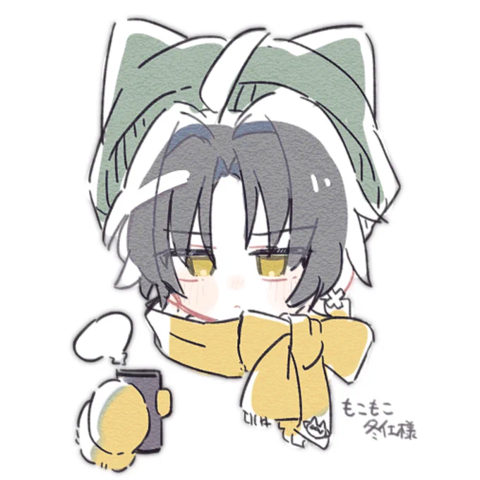 久しぶりの朝活落書き 冬のマサマサ