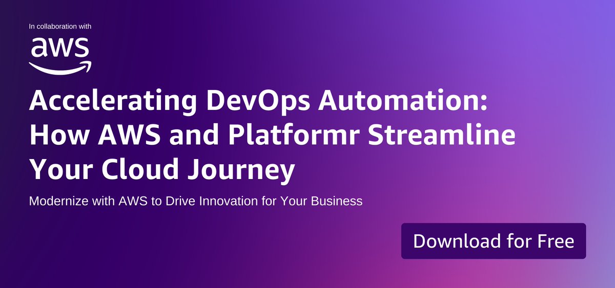 devopsdotcom's tweet image. AWS environments keep expanding, but most teams don’t have the bandwidth to keep everything consistent. More accounts, more services and higher delivery pressure often create friction between speed and oversight.

A new guide, 𝗔𝗰𝗰𝗲𝗹𝗲𝗿𝗮𝘁𝗶𝗻𝗴 𝗗𝗲𝘃𝗢𝗽𝘀…