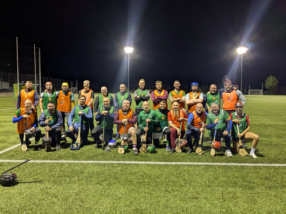 24 Hurlers out tonight. Guest appearance by Mickey Brady home from Chicago. Legs have gone but the side step is still there. See you in Tampa, January <a href="/RossaGACBelfast/">O'Donovan Rossa GAC</a>